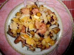  салат из соленых грибов рецепты 