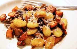 Рецепт хрустящей картошки с грибами