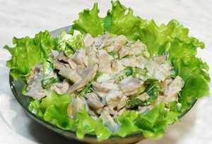  салат из солёных грибов рецепт 