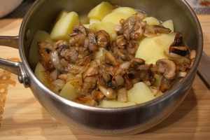Рецепт Картошки С Грибами И Мясом